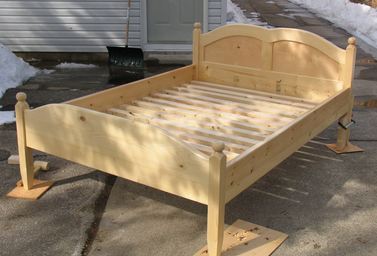 The foot board for the most part is the same as the head board, but 