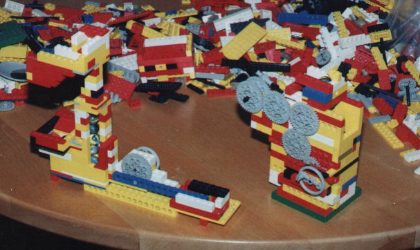 The orignal Lego marble machine