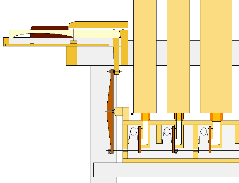 Organ design valve detail