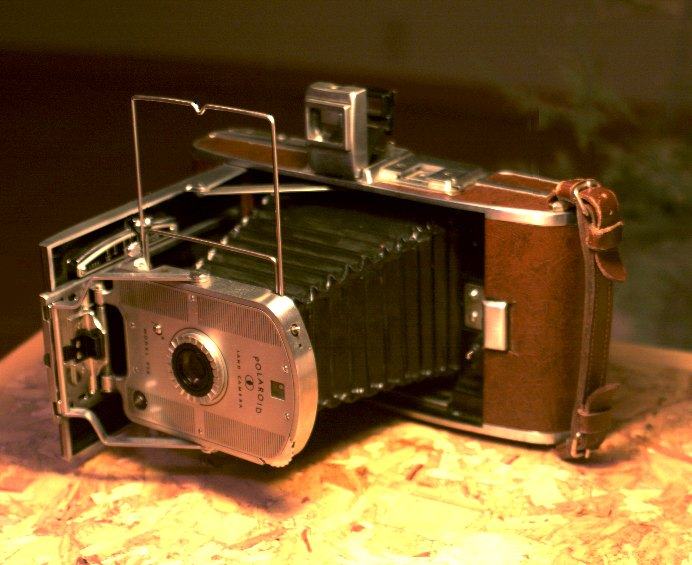 old polaroid camera